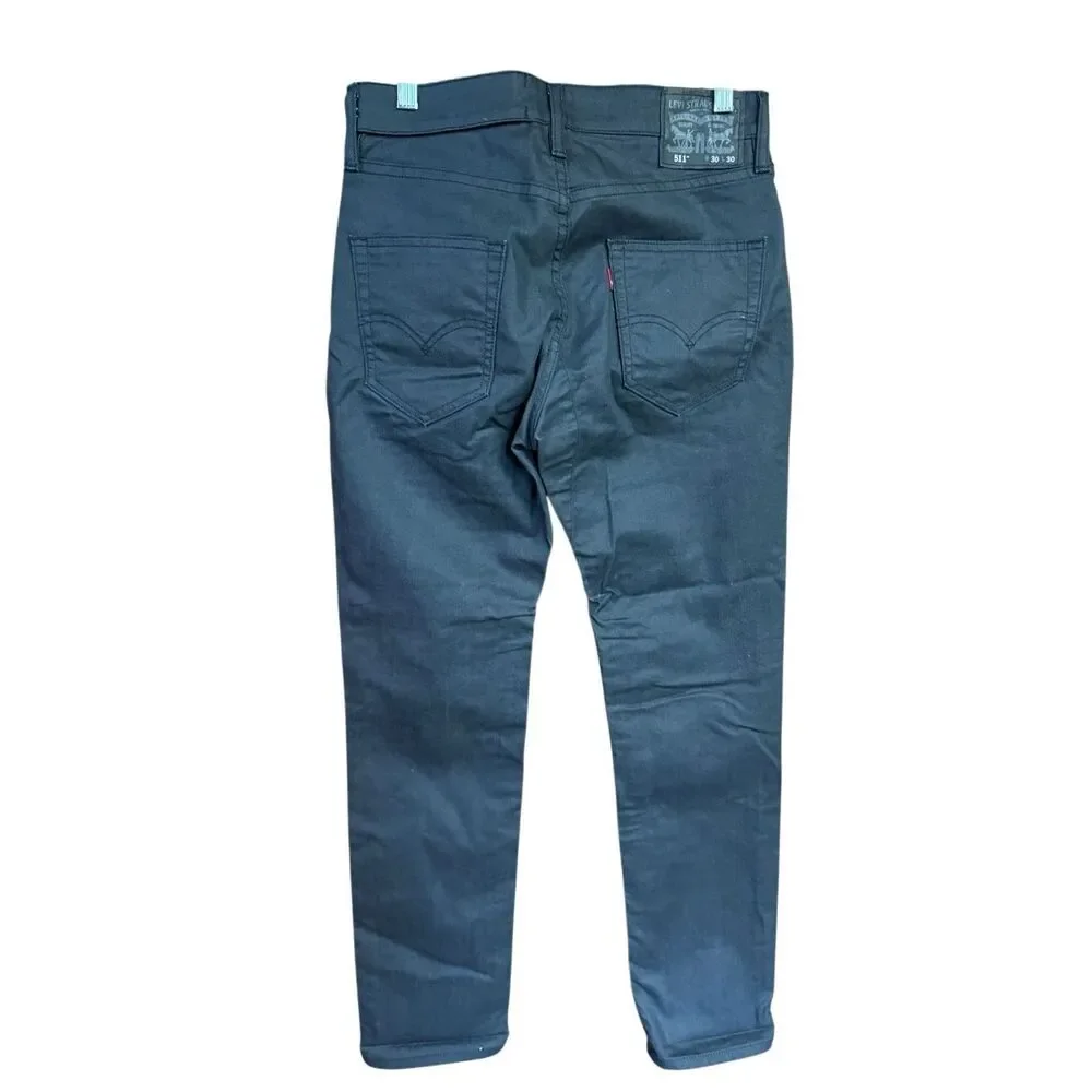 Levi 511 Men’s Slim Fit Jeans Sz 30/30 charcoal NWOT